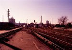 The view looking southbound from the Seaboard Station platform